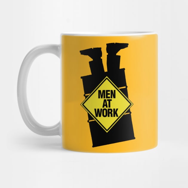 Men At Work Cut Out by BigOrangeShirtShop